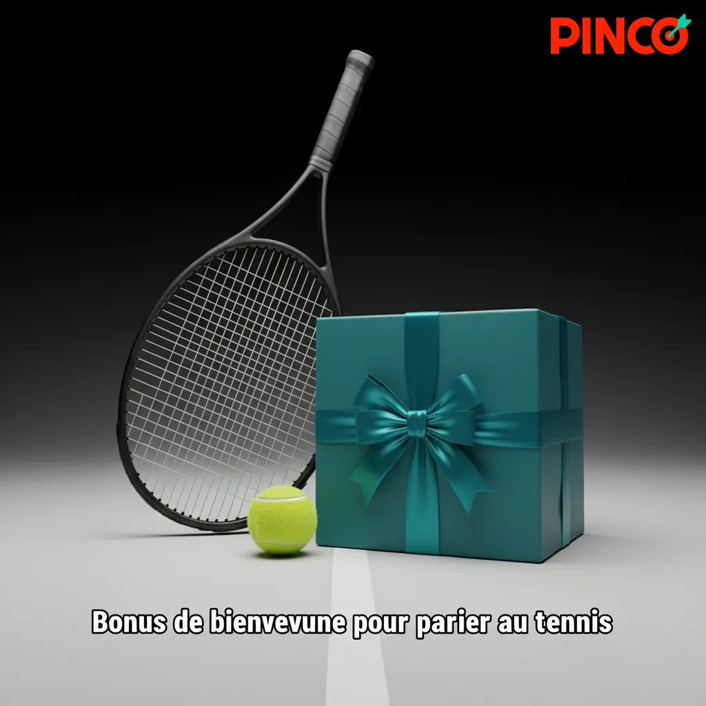 Offre de bienvenue Pinco pour paris tennis: pourcentage du 1er dépôt en crédits. Conditions applicables.