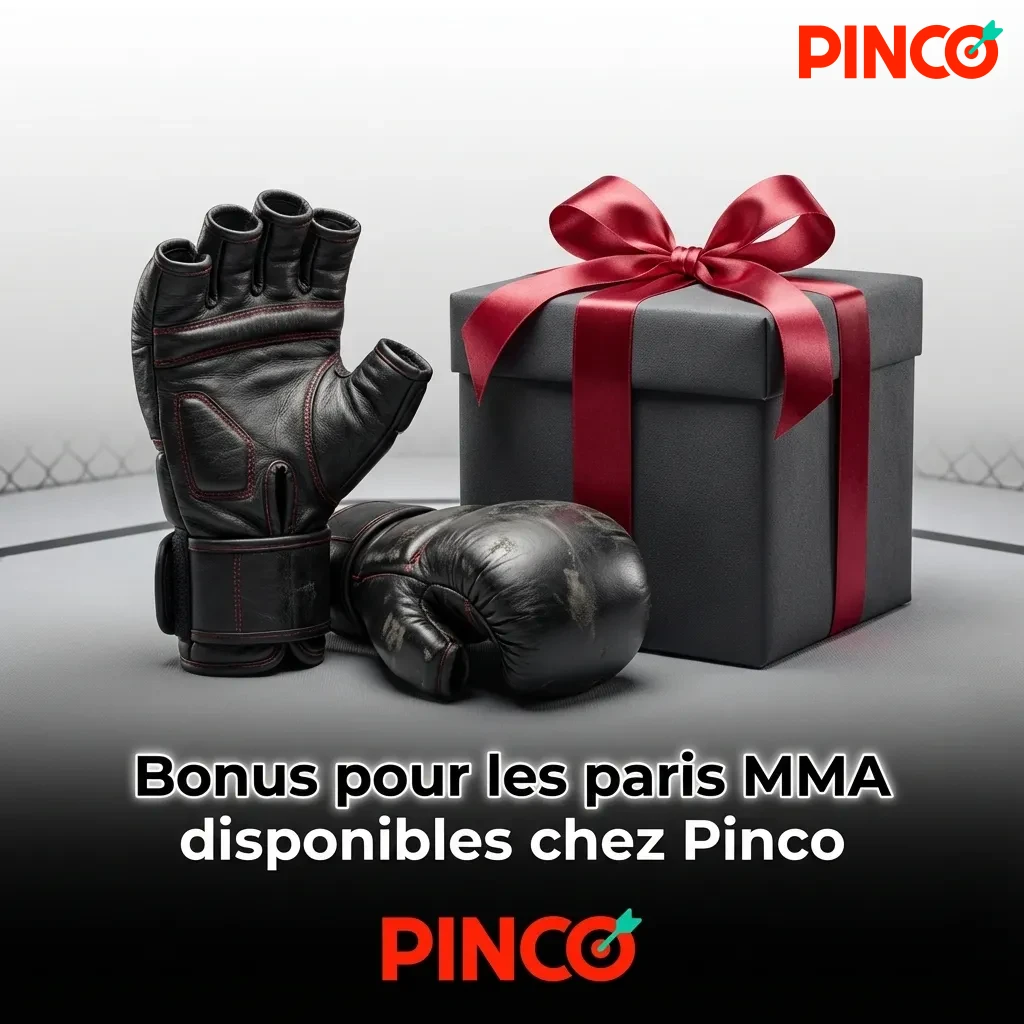 MMA betting bonus at Pinco: 100% welcome offer up to $450 with 5x wagering requirement on UFC, Bellator, PFL events.