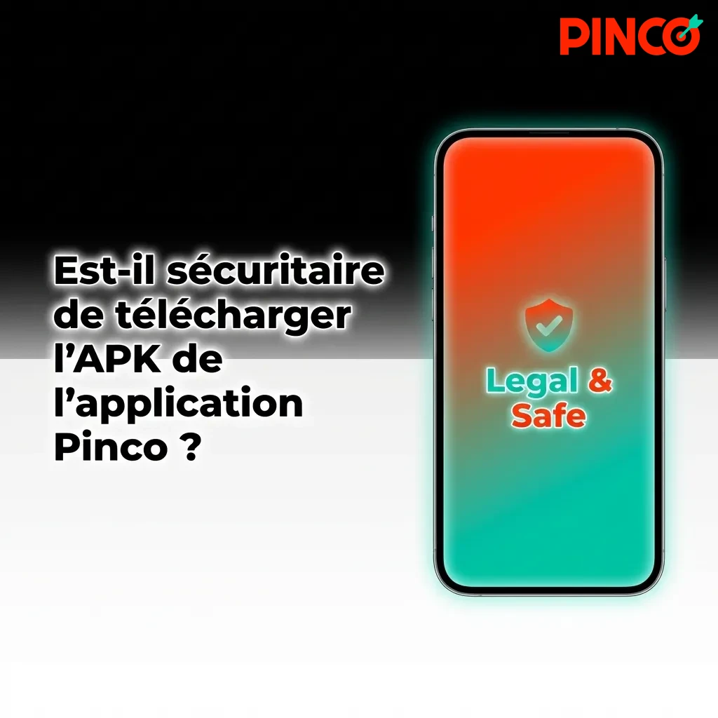Icône de sécurité avec bouclier et cadenas représentant le téléchargement sûr de l'APK Pinco avec licence officielle
