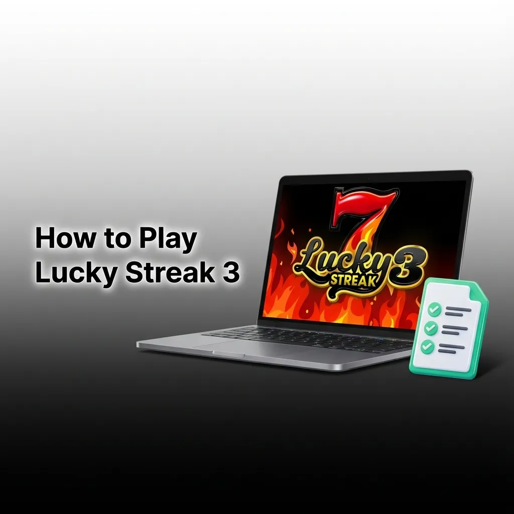 5-reel slot machine interface showing Lucky Streak 3 game layout with paylines, reels, and betting controls displayed