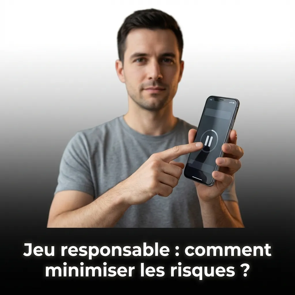 Person setting budget limits on gambling app to promote responsible gaming habits