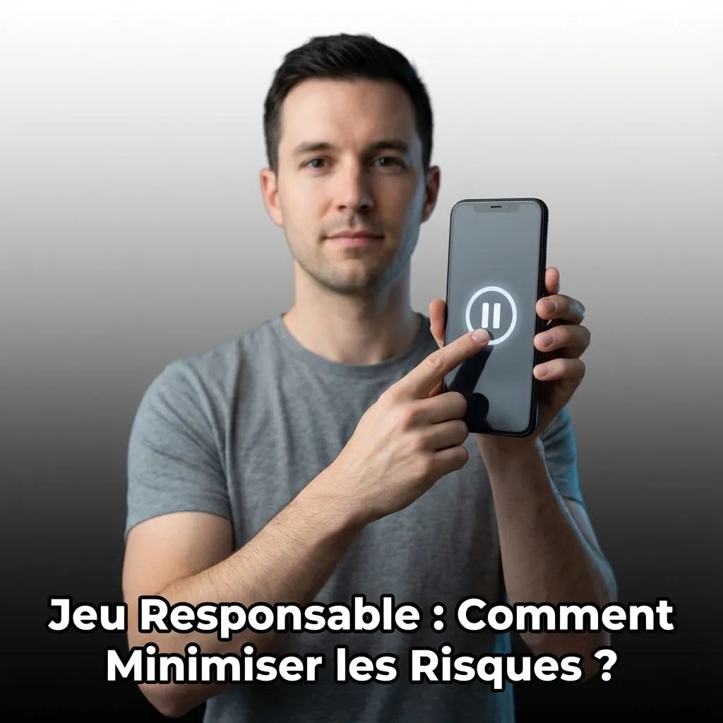 Person setting budget limits on casino gaming app to promote responsible gambling and minimize risks