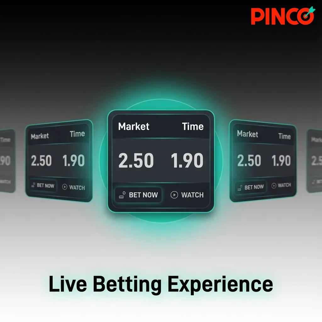 Live betting interface showing real-time odds updates and in-play wagering options across multiple sports events.