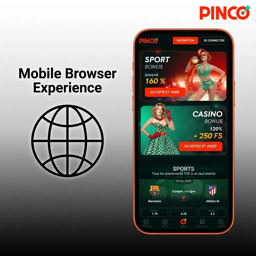 Mobile browser showing casino games on smartphone screen with instant access and no download needed