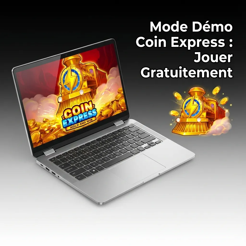 Écran de jeu Coin Express en mode démo gratuit montrant l'interface de paris et les multiplicateurs avec crédits virtuels