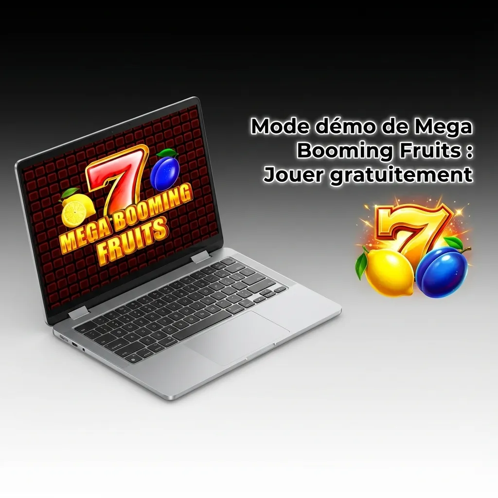 Mode démo gratuit de Mega Booming Fruits avec crédits virtuels illimités pour tester les fonctionnalités sans risque