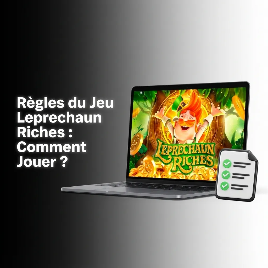 Leprechaun Riches slot game interface showing 5 reels, 20 paylines, Wild symbols, and bonus features with multipliers