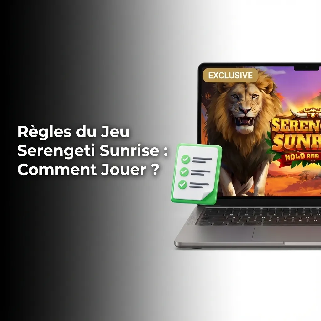 Serengeti Sunrise slot game interface showing 5 reels, 3 rows, African animal symbols, and 20 paylines on savanna backdrop