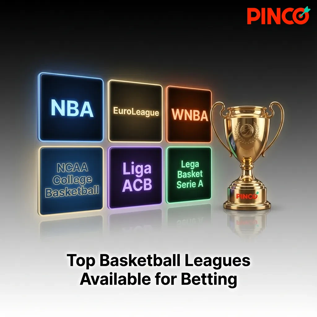 Basketball leagues worldwide including NBA, NCAA, EuroLeague, FIBA World Cup, WNBA, NBL, and Liga ACB for betting
