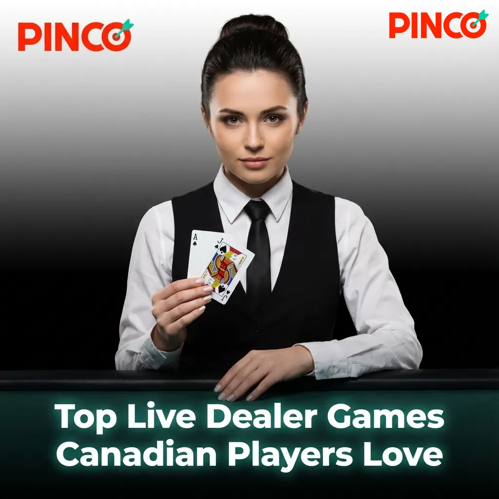 Live dealer gaming studio with professional croupier at roulette table serving Canadian online casino players