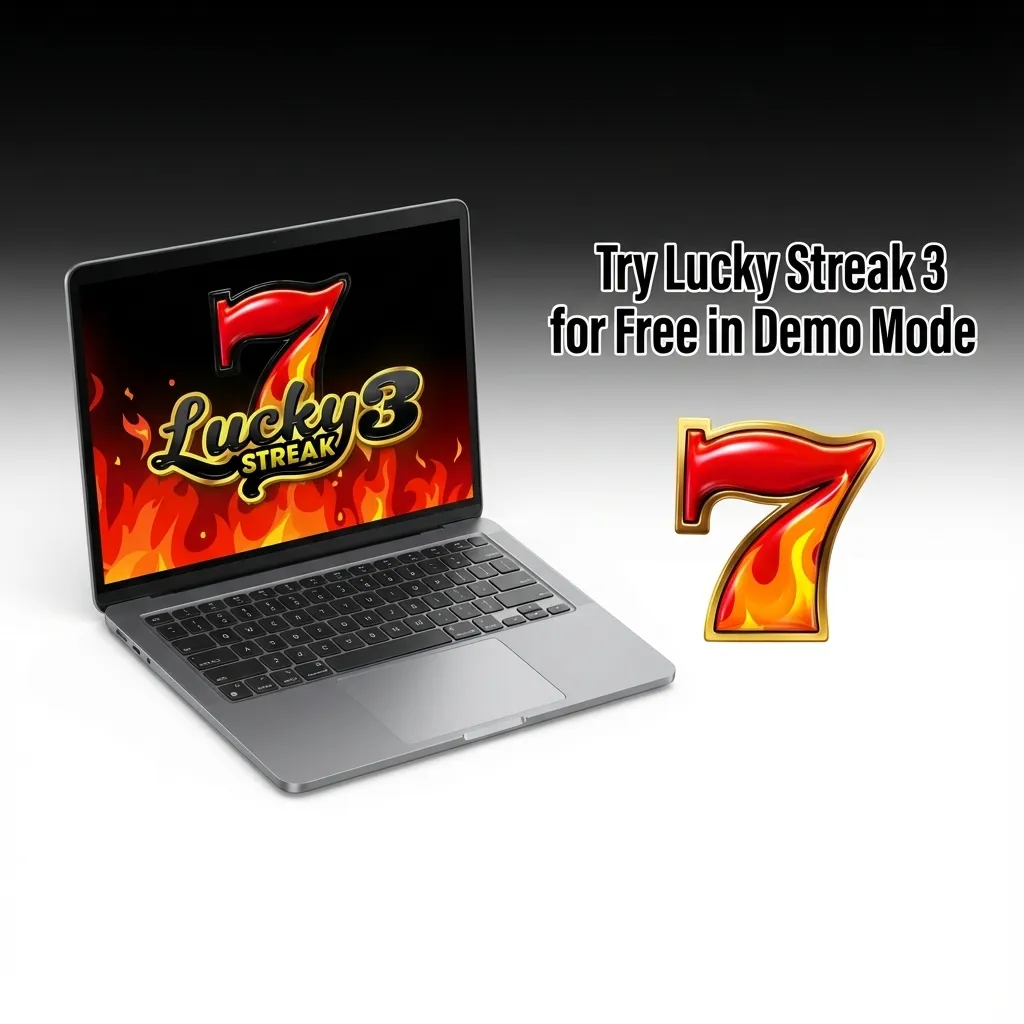 Players testing Lucky Streak 3 slot game in demo mode with virtual credits on Pinco casino platform