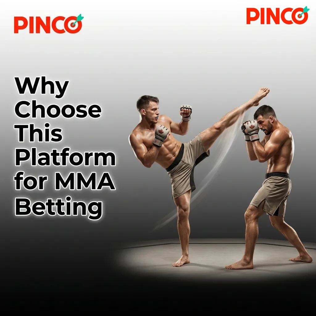 MMA betting platform interface showing fight odds, live betting options, and mobile app features for Canadian users