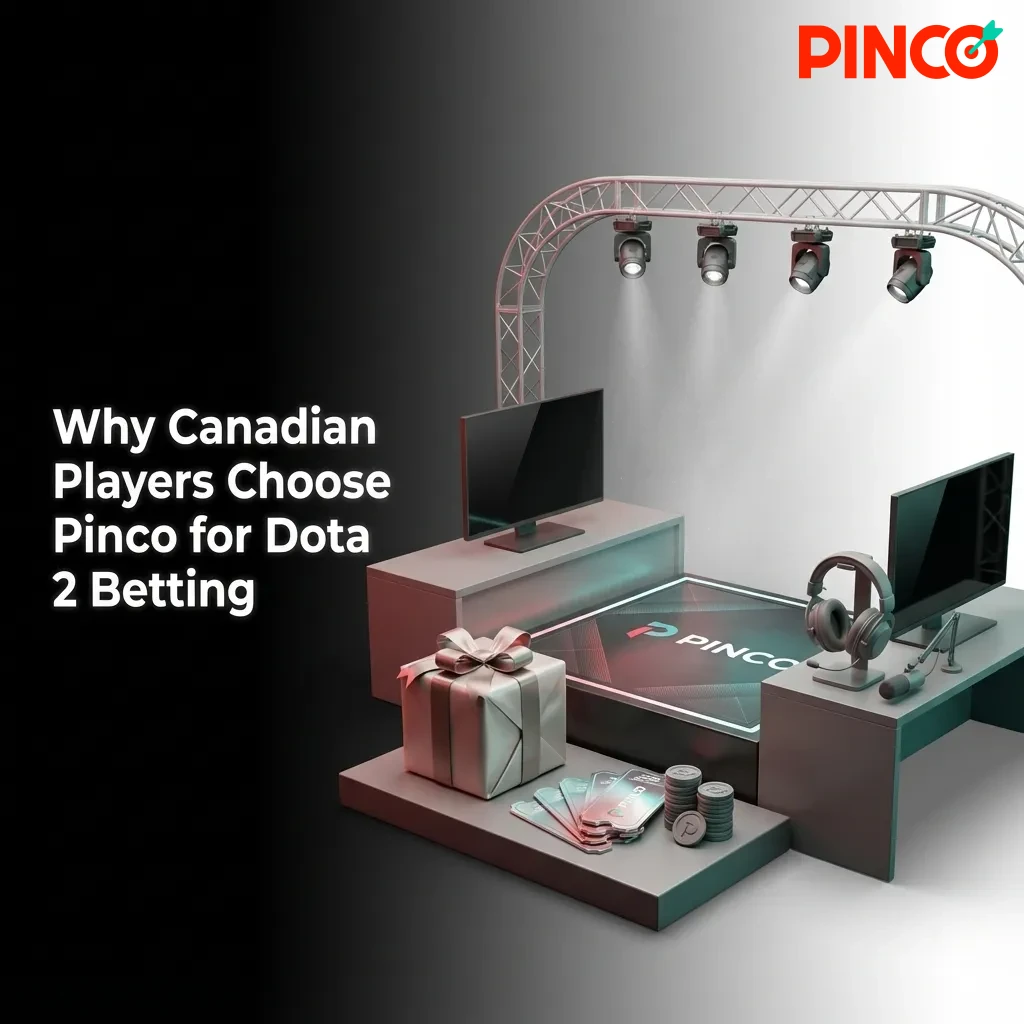 Pinco esports betting platform features for Canadian Dota 2 players including bonuses, payment options, and mobile app